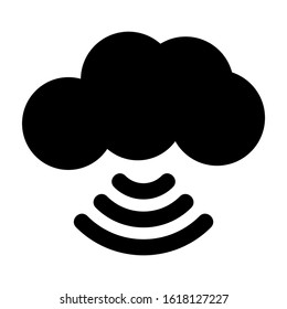 cloud icon isolated sign symbol vector illustration - high quality black style vector icons
