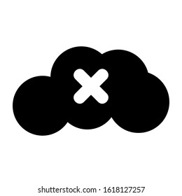 cloud icon isolated sign symbol vector illustration - high quality black style vector icons
