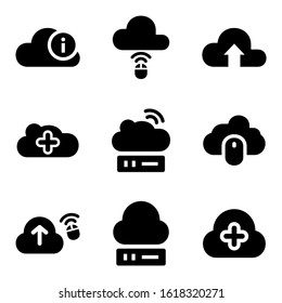 cloud icon isolated sign symbol vector illustration - Collection of high quality black style vector icons
