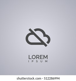 cloud icon. cloud logo
