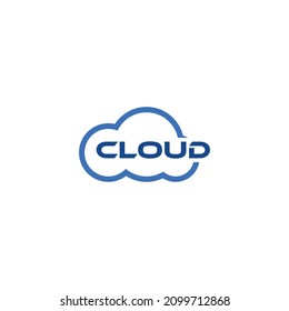 Cloud icon logo design inspiration