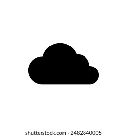 Diseño del logotipo del icono de la nube.