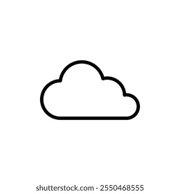 Cloud icon logo design. cloud sign and symbol
