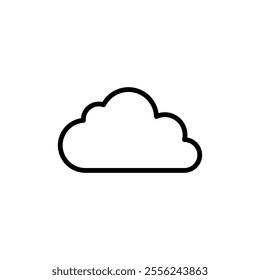 Cloud icon logo design. cloud sign and symbol