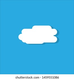 cloud icon. logo element illustration. cloud symbol design. colore collection. cloud concept. can be used in mobile and web.