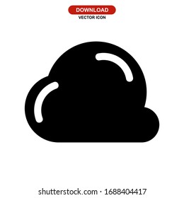 cloud icon or logo isolated sign symbol vector illustration - high quality black style vector icons
