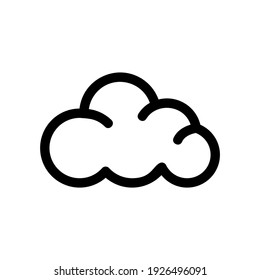 cloud icon or logo isolated sign symbol vector illustration - high quality black style vector icons
