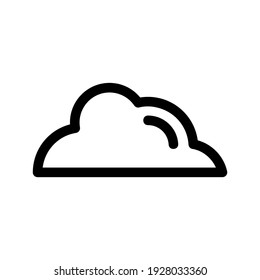 cloud icon or logo isolated sign symbol vector illustration - high quality black style vector icons
