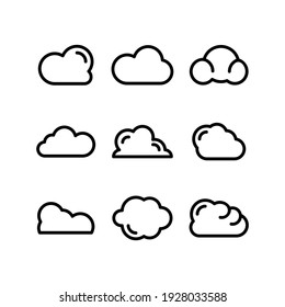 Cloud Icon Or Logo Isolated Sign Symbol Vector Illustration - Collection Of High Quality Black Style Vector Icons
