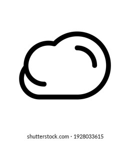 cloud icon or logo isolated sign symbol vector illustration - high quality black style vector icons
