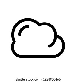 cloud icon or logo isolated sign symbol vector illustration - high quality black style vector icons
