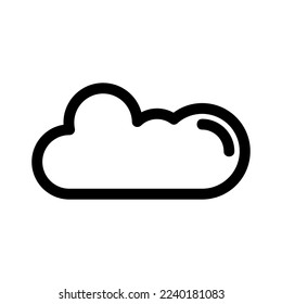 cloud icon or logo isolated sign symbol vector illustration - high quality black style vector icons
