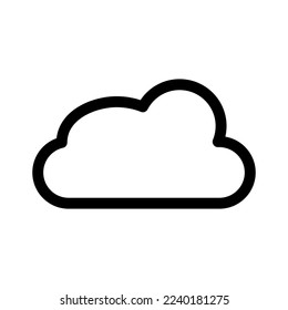 cloud icon or logo isolated sign symbol vector illustration - high quality black style vector icons
