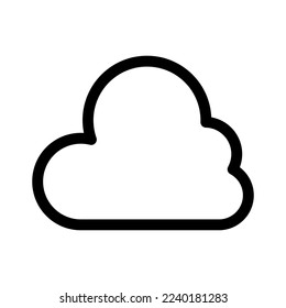 cloud icon or logo isolated sign symbol vector illustration - high quality black style vector icons
