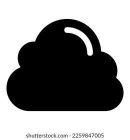 cloud icon or logo isolated sign symbol vector illustration - high quality black style vector icons