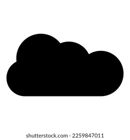 cloud icon or logo isolated sign symbol vector illustration - high quality black style vector icons