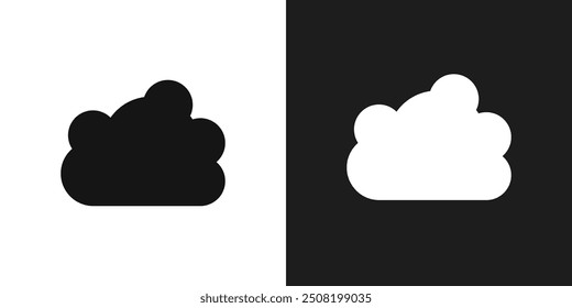 Cloud icon logo set vector