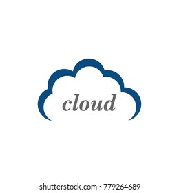cloud icon logo template