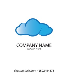 cloud icon logo vector and template