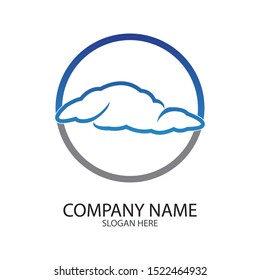 cloud icon logo vector and template