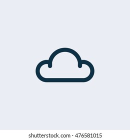 Cloud icon, Meteorology weather icon