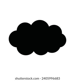 cloud icon on transparent background
