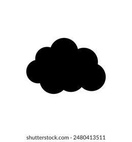 Cloud icon on white background.