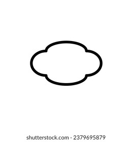 Cloud Icon Outline. Geometry
Icon. Geometry Cloud Outline