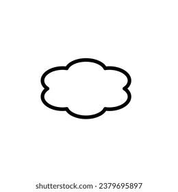 Cloud Icon Outline. Geometry
Icon. Geometry Cloud Outline