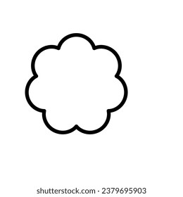 Cloud Icon Outline. Geometry
Icon. Geometry Cloud Outline