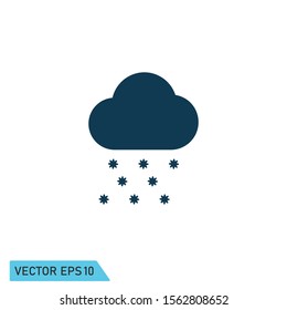 Cloud Icon Rain Symbol Logo Template Design Element