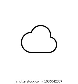 Cloud icon. Server symbol modern, simple, vector, icon for website design, mobile app, ui. Vector Illustration