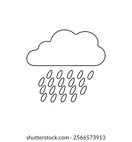 Cloud icon set, vector Cloud symbols for web, mobile.  illustration