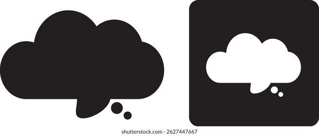 Cloud icon. Cloud shapes collection. white, illustration vactor,