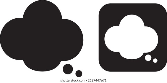 Cloud icon. Cloud shapes collection. white, illustration vactor,