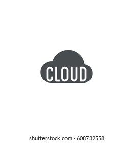 cloud icon. sign design