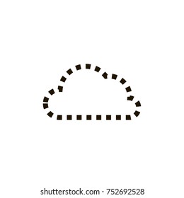 cloud icon. sign design