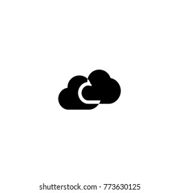 cloud icon. sign design