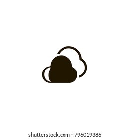 cloud icon. sign design