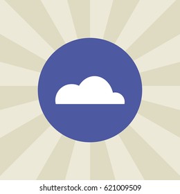 cloud icon. sign design. background