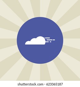 cloud icon. sign design. background