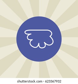 cloud icon. sign design. background