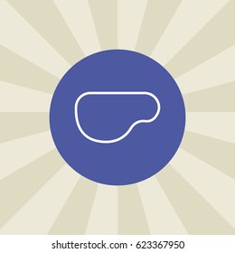 cloud icon. sign design. background