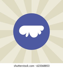 cloud icon. sign design. background
