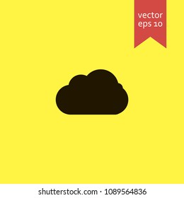 cloud. cloud icon. sign design. Vector EPS 10.