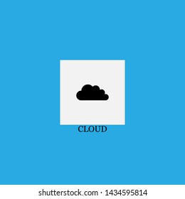 cloud icon sign signifier vector