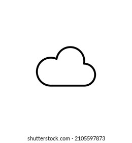 cloud icon. cloud sign and symbol