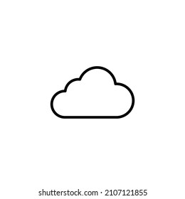 cloud icon. cloud sign and symbol