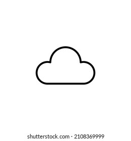 icono de nube. símbolo y signo de nube