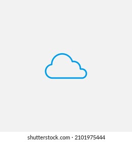 Cloud icon sign vector,Symbol, logo illustration for web and mobile
